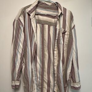 American Eagle Outfitters Multicolor Oversized Shirt